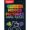 Animal Hidden Pictures Scratch-Off Activity Book for Kids Ages 6-9