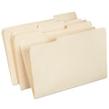 Legal Size Manila File Folders with 1/3 Cut Tabs, 100 Pack