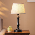Modern Table Lamp for Living Room & Bedroom - Bedside Light with Linen Shade