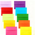 Multicolor Self-Sealing A7 Envelopes for Invitations & Cards, 100 Pack