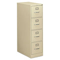 Lockable Vertical Filing Cabinet with 4 Drawers - Putty Steel Office Storage