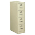 HON 510 Series Four-Drawer Vertical File Cabinet Putty 25in Deep