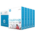 HP Copy & Print 20 Printer Paper - 8.5 x 11 Inches, 20 lb, 92 Bright White, 5 Reams