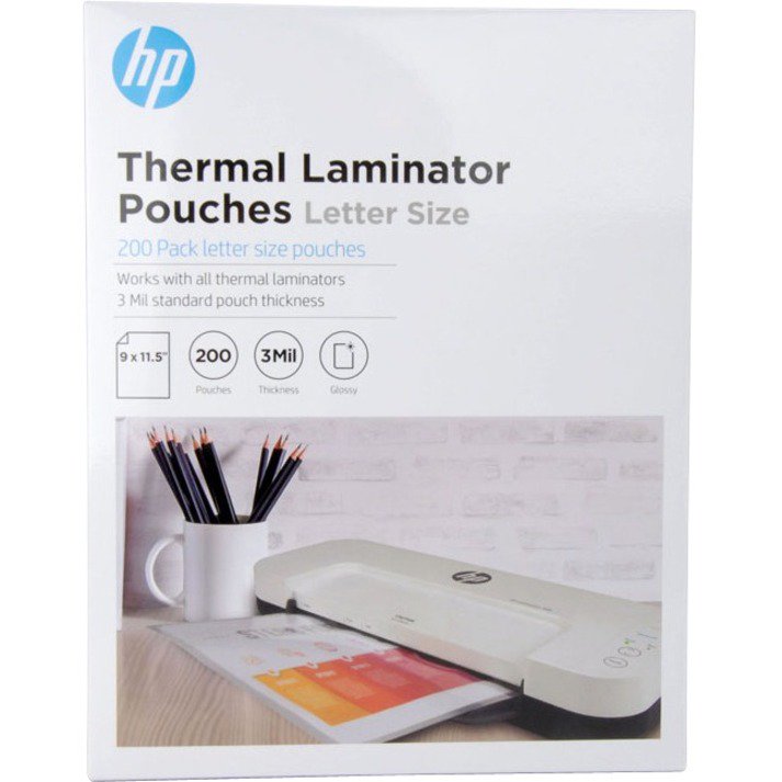 Laminating Pouches 3 Mil Thickness for Letter Size Documents - 200 Pack