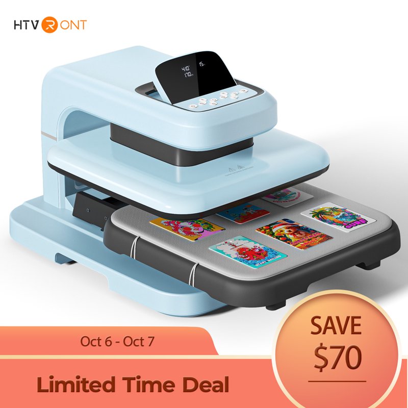 15x15 Inch Automatic Heat Press Machine for Transfer Vinyl & Sublimation Projects