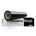 Black Vinyl Roll for Cutting Machines 12x30ft Glossy Adhesive Craft Vinyl