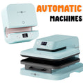 Automatic Heat Press Machine & Tumbler Press Bundle for DIY Crafts