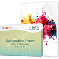 Sublimation Transfer Paper 8.5x11 Inch - 120 Sheets for T-Shirts, Mugs & Tumblers