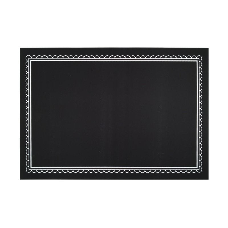 12-Inch Erasable Plastic Chalkboard Sign - Reusable, Durable, Indoor Use