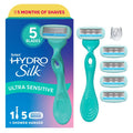 Women's Sensitive Skin Razor Set with 5 Blades & Handle