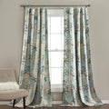 Botanical Garden Panel Set - Room Darkening Curtains with Floral Pattern