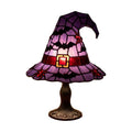 Halloween Witch Hat Lamp LED Night Light Indoor Decor Gothic Halloween Accent