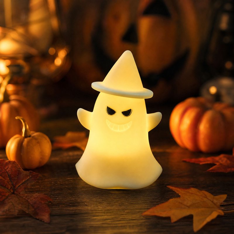 halloween ghost glowing night light LED ambient decorative lamp - variation I
