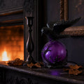 Gothic Crow LED Light Sculpture Desk Lamp Halloween Bedroom Decor