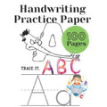 Handwriting Practice Paper for Kids - 100 Pages Alphabet Tracing Notebook
