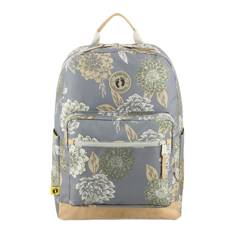 Hang Ten Breaker Backpack - Water-Resistant, Multi-Compartment School & Travel Bag