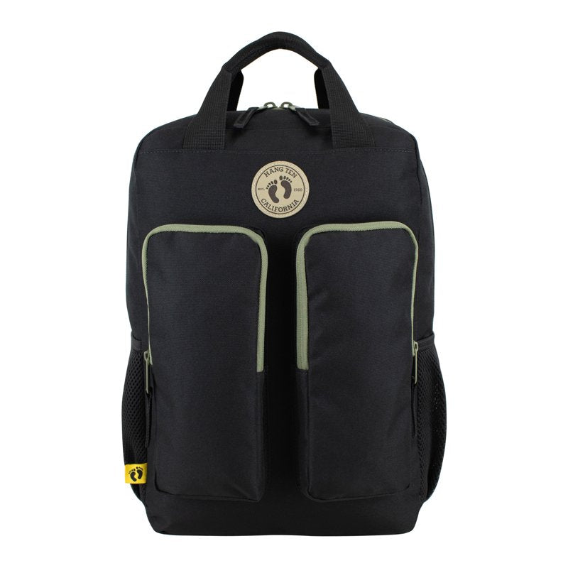 Convertible Laptop & Daypack Backpack - Water-Resistant, Multiple Compartments