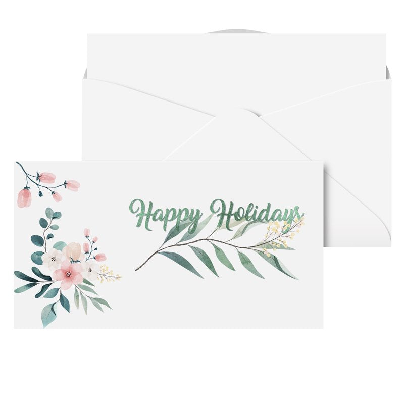 Holiday Money Envelope with Blank Cards - Festive Christmas Gift Holder