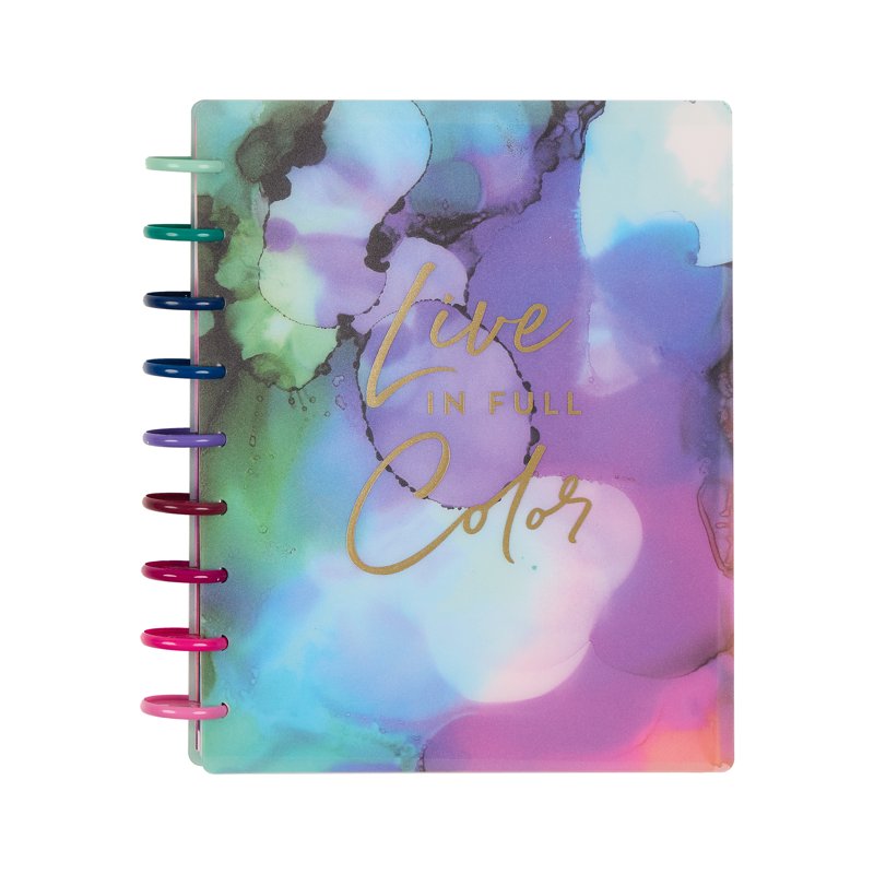 Monthly Weekly Classic Planner Jan-Dec 2026 Live in Color with Sticker Sheets - Discbound Organizer