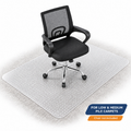 Heavy Duty Office Chair Mat for Carpet Floors 36x48 Clear Non-Slip
