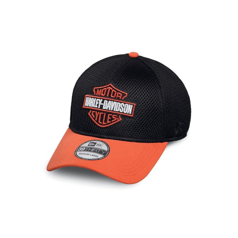 Baseball Cap Mesh Stretch Fit Logo 39THIRTY Hat - Discontinued Style