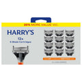 Harry's Men's 5-Blade Razor Cartridges - Pack of 12 Refill Blades