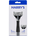 Men's Charcoal 5-Blade Razor with Handle & Refill Blades - Close Shave
