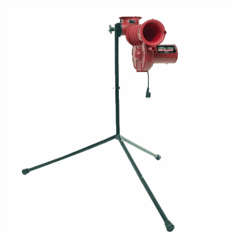 Baseball Pitching Machine with Adjustable Speed & 360° Swivel Head
