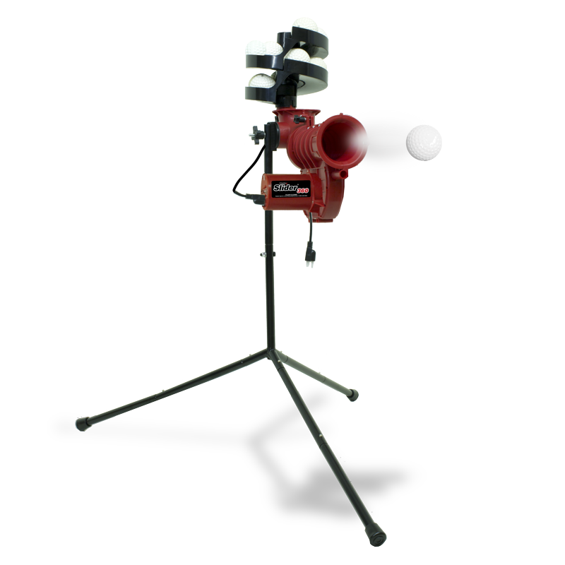 Baseball Pitching Machine with Auto Feeder - 360-Degree Fastball & Curveball Training