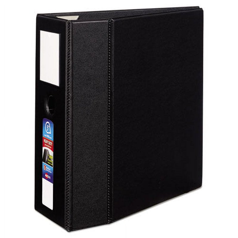 Heavy-Duty Non-View Ring Binder with Locking EZD Rings, Spine Label & Thumb Notch - Bundle of 2