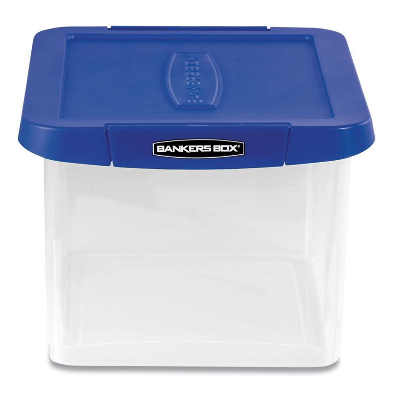 Waterproof Durable File Storage Box with Reinforced Corners & Handle - Portable Document Organizer
