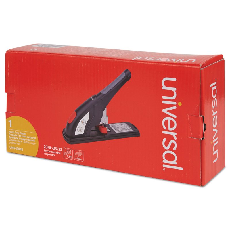 Heavy Duty Stapler 200 Sheet Capacity - Universal UNV43048