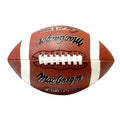Official Size PVC Football - Tan, Half Stripe, Gold Foil Graphics