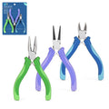 Jewelry Pliers Set - Round Nose Needle Nose & Side Cutter Tools for Jewelry Making