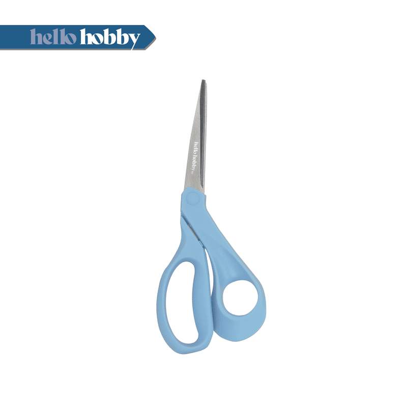 7-Inch Bent Scissors for Crafting and Sewing – Sharp Stainless Steel, Ergonomic Handle