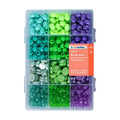 Pastel Bead Set for Friendship Bracelets - 680 Pieces of Plastic Beads