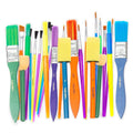 Assorted Paint Brushes Set - 25 Pieces for Arts & Crafts