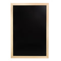 Black Chalkboard with Natural Wooden Frame 19 x 13 in - Home Organization & Decor