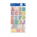 Multicolor Adhesive Alphabet Letter Patches Set - 46 Pieces for Crafts and Personalization