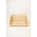 Open Front Wooden Storage Crate 17.5x15.25x9.5 Inches - Eco-Friendly Durable Organizer