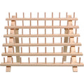 Wood Thread Spool Rack Holds 60 Spools Wall & Table Mount Sewing Organizer