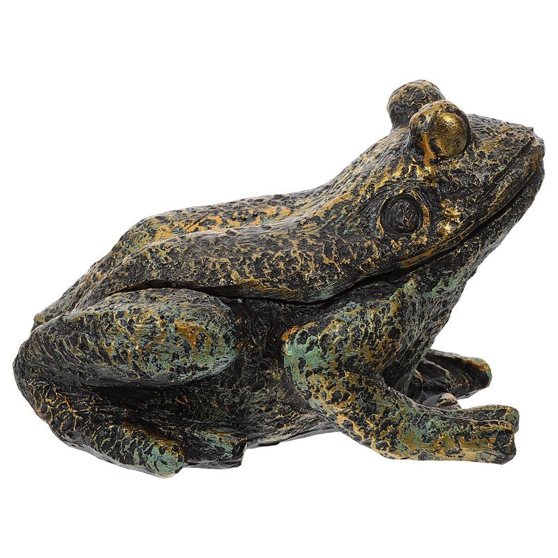 Garden Key Hider Box Frog Design Weatherproof Resin Outdoor Safe