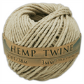 Natural Hemp Twine Ball - 125ft, 170lb Test Strength for Arts & Crafts
