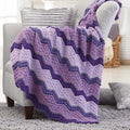 Lavender & Lilac Crochet Afghan Kit - Includes Yarn & Instructions