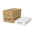 Legal Size Copy Paper 8.5 x 14 Inches, 20 lb, Brightness 92, 500 Sheets Ream - Pack of 5