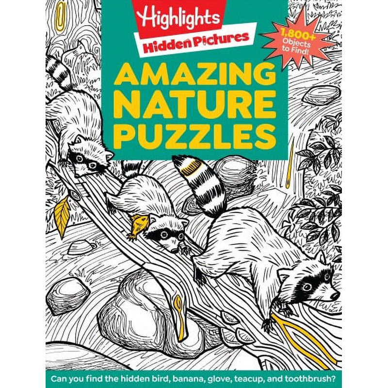 Hidden Pictures Nature Puzzle Book for Kids - Over 100 Scenes & Hidden Objects