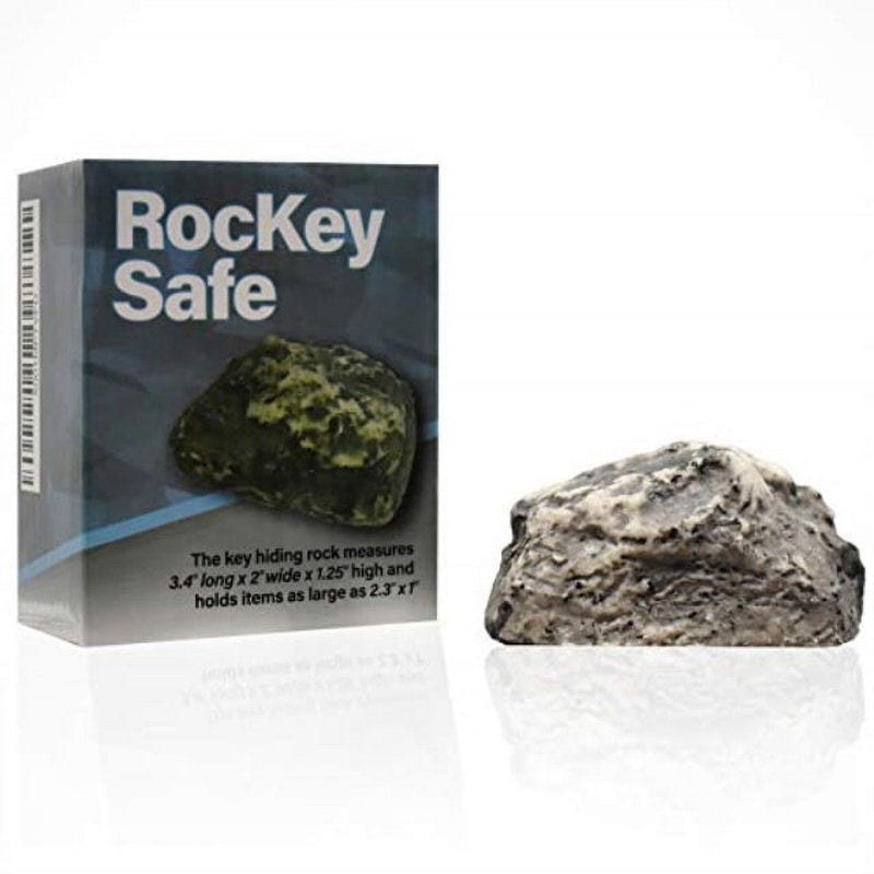 Realistic Rock Key Hider - Outdoor Weatherproof Spare Key Safe