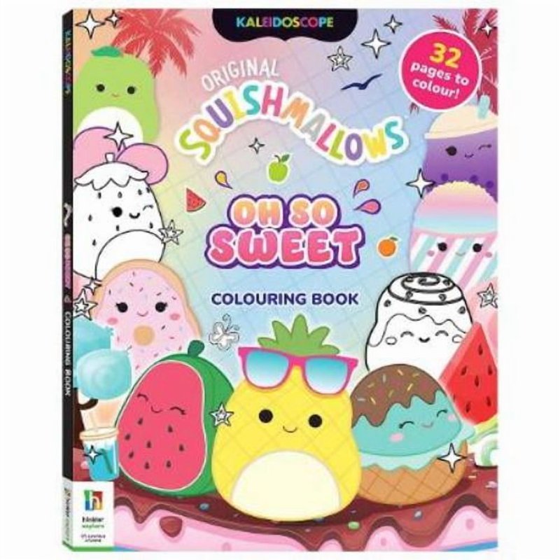 Kaleidoscope Squishmallows Coloring Book Oh So Sweet - Children's Paperback