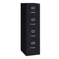 Hirsh 4-Drawer Locking Metal File Cabinet - Letter Size, 22" Deep, Black