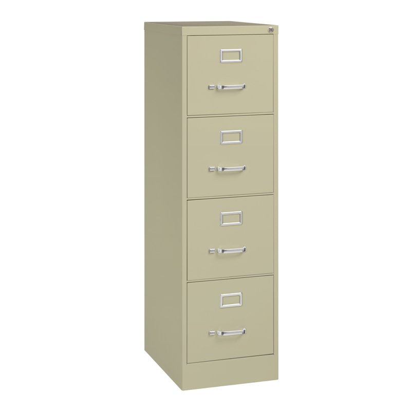 Deep Metal 4-Drawer Letter Size File Cabinet - Commercial Office Storage